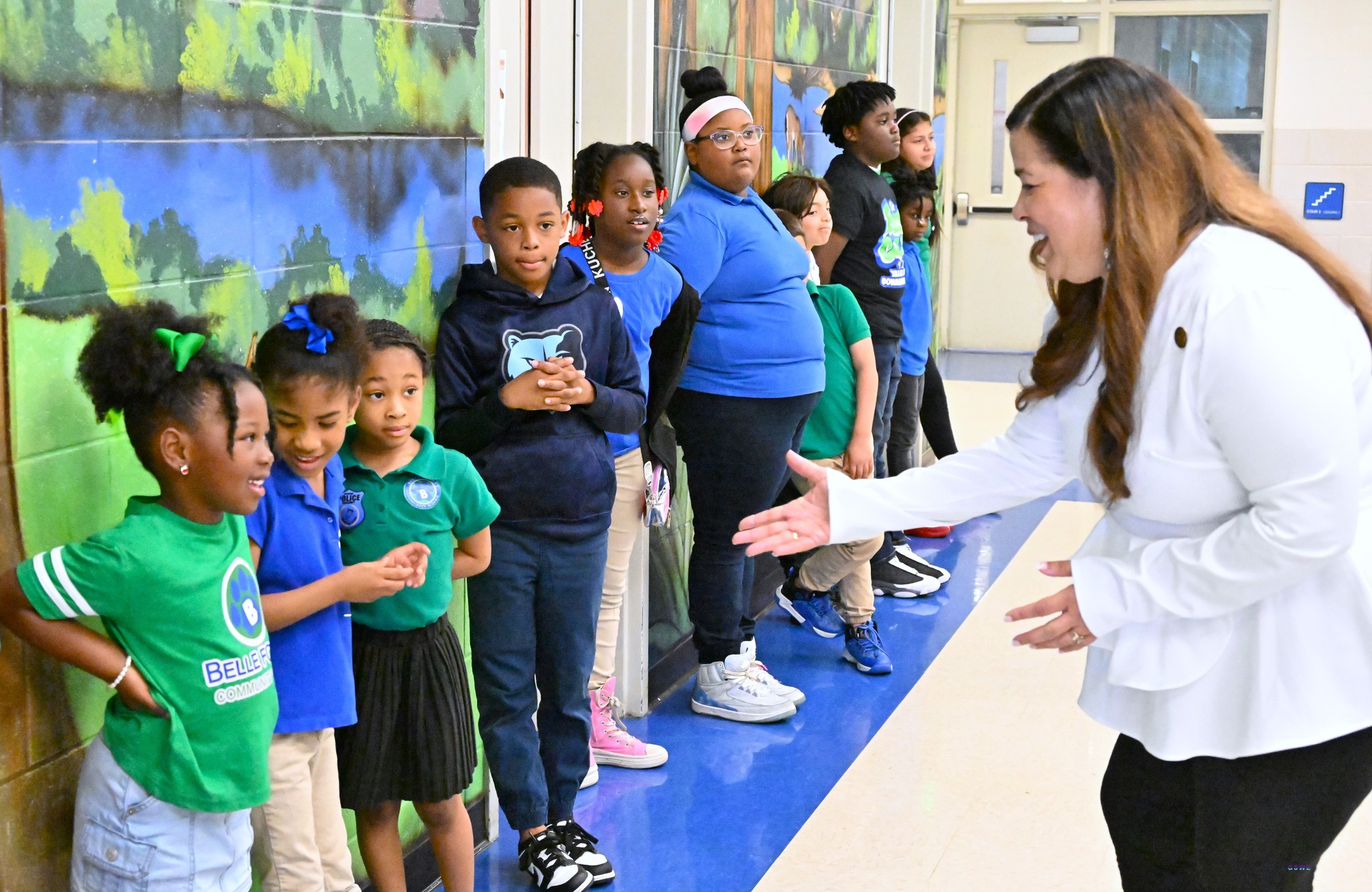 Students recieve tokens for book vending machine in Memphis