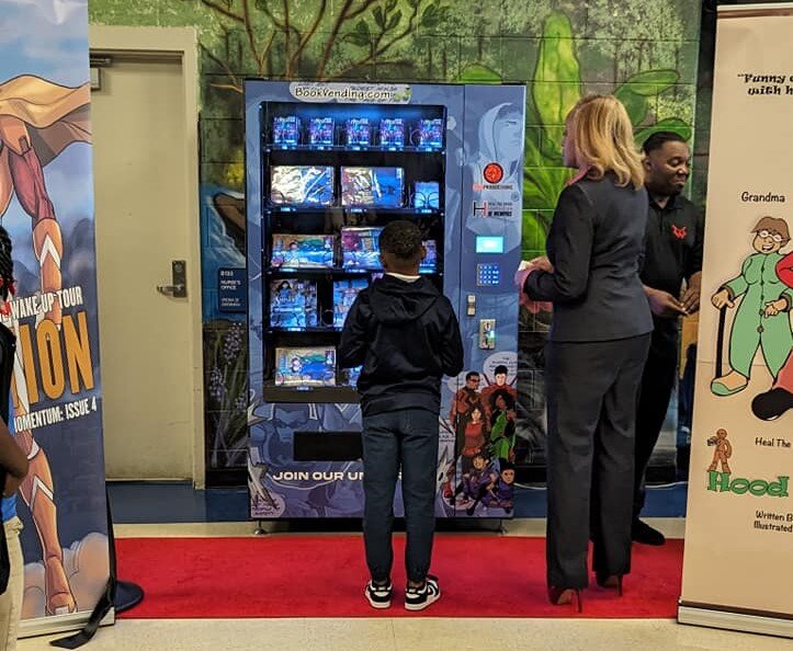Heal The Hood Book Vending Machine