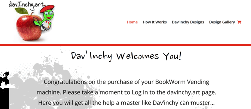 davinchy.art screen capture