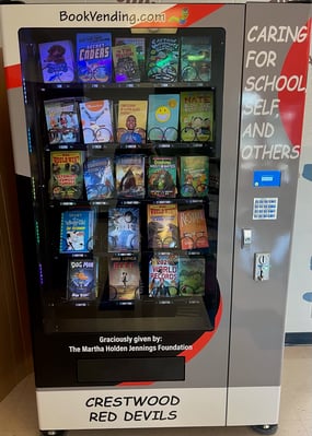 Crestwood Intermediate School Book Vending Machine